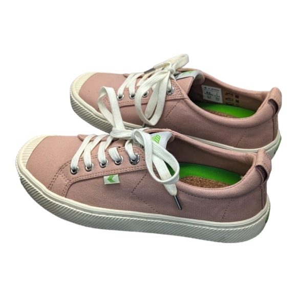 Cariuma Unisex Sneakers Oca Low Top Lace Up Suede Leather Pink W8.5 M7 - Picture 12 of 16